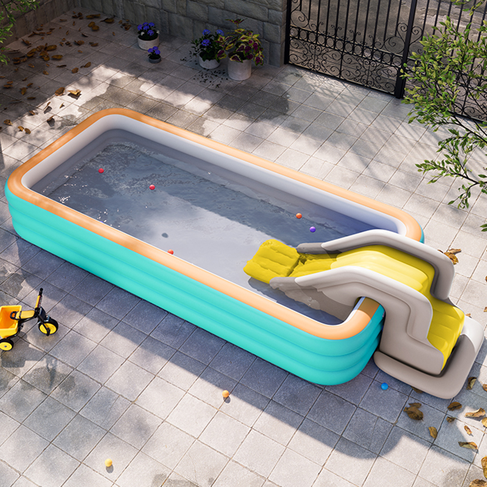 Kids Outdoor Water Park - Inflatable Water Slide Compact Inflatable Climbing