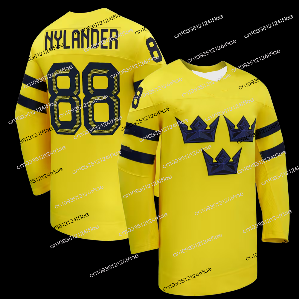 Kids Outdoor Hockey Set - 2026 Sweden Ice Hockey Jersey William