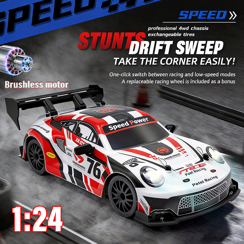 Outdoor Kids In An Indoor World - RTR 1:24 RC Drift Cars 4WD