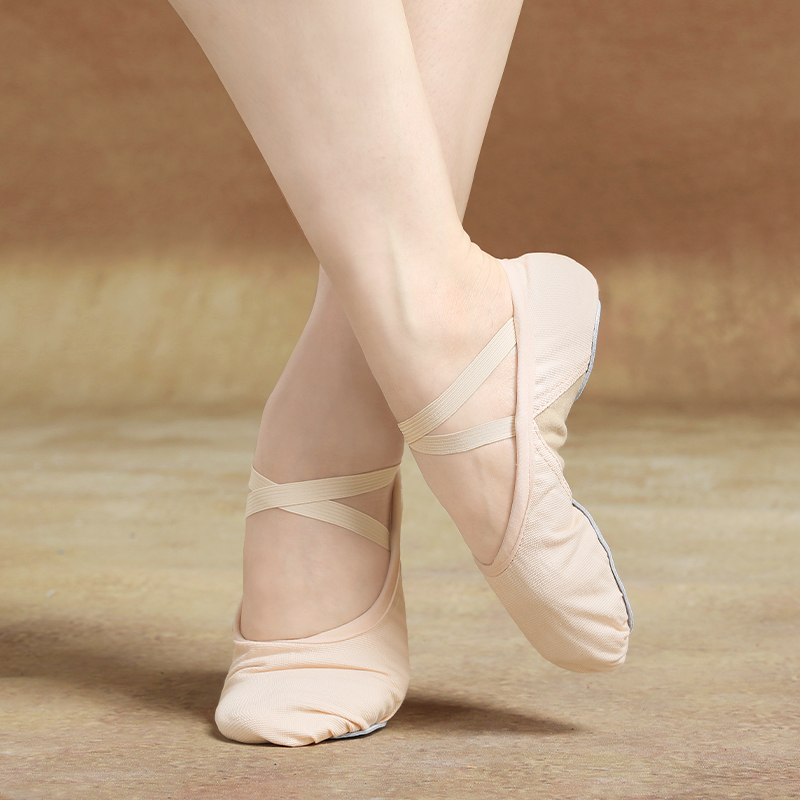Kids Indoor Outdoor Slippers - Girls Women Ballet Dance Shoes Split