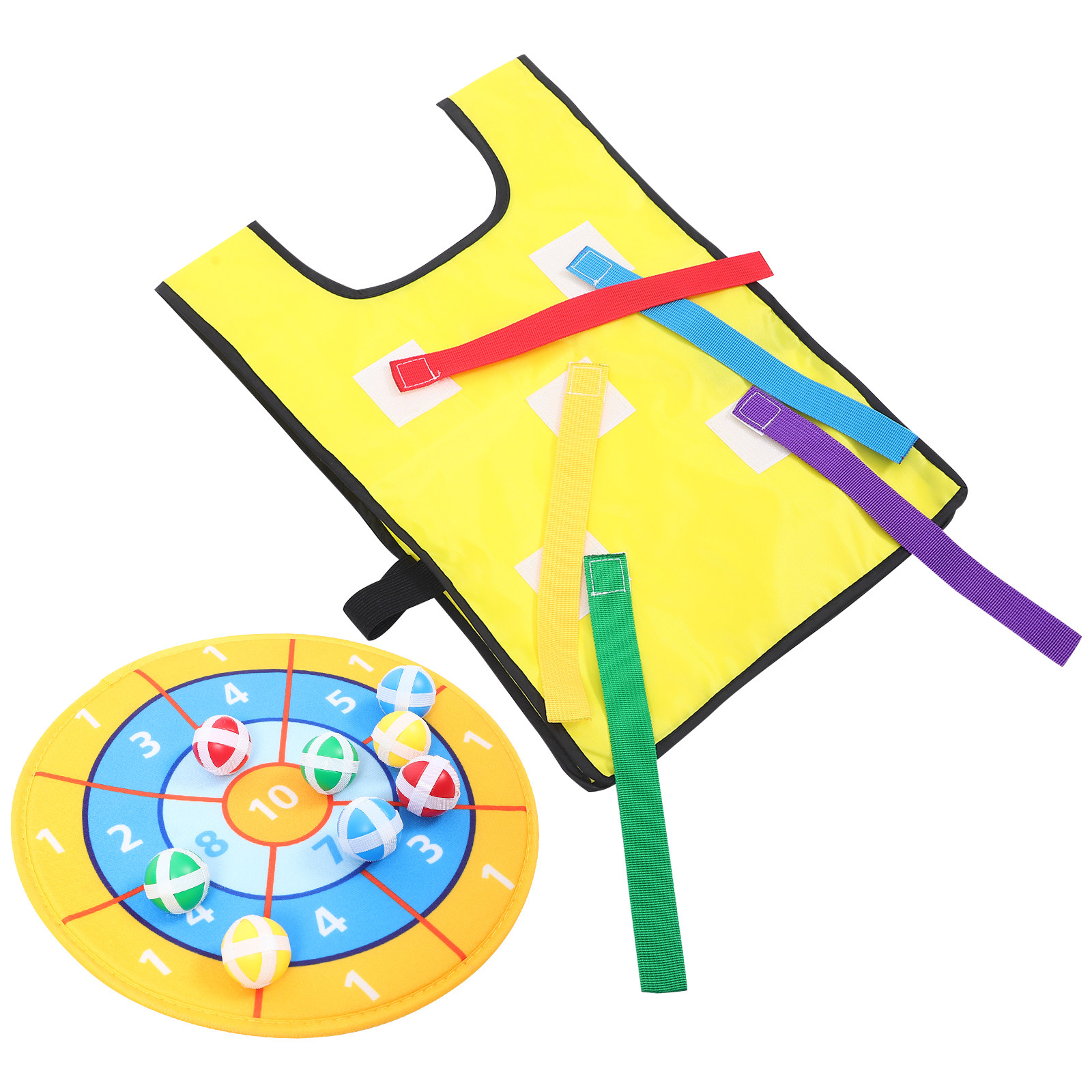 Kids Outdoor Ball - 1Set Sticky Ball Vest Kit for