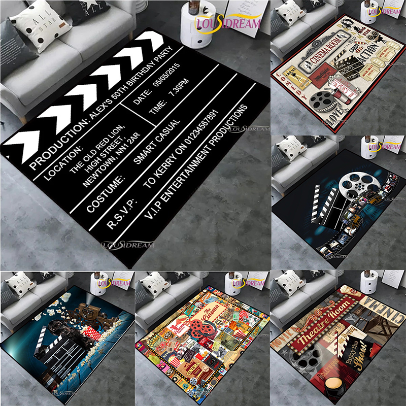 Kids Outdoor Movies - Vintage Projector Theme Movie Night Clapperboard