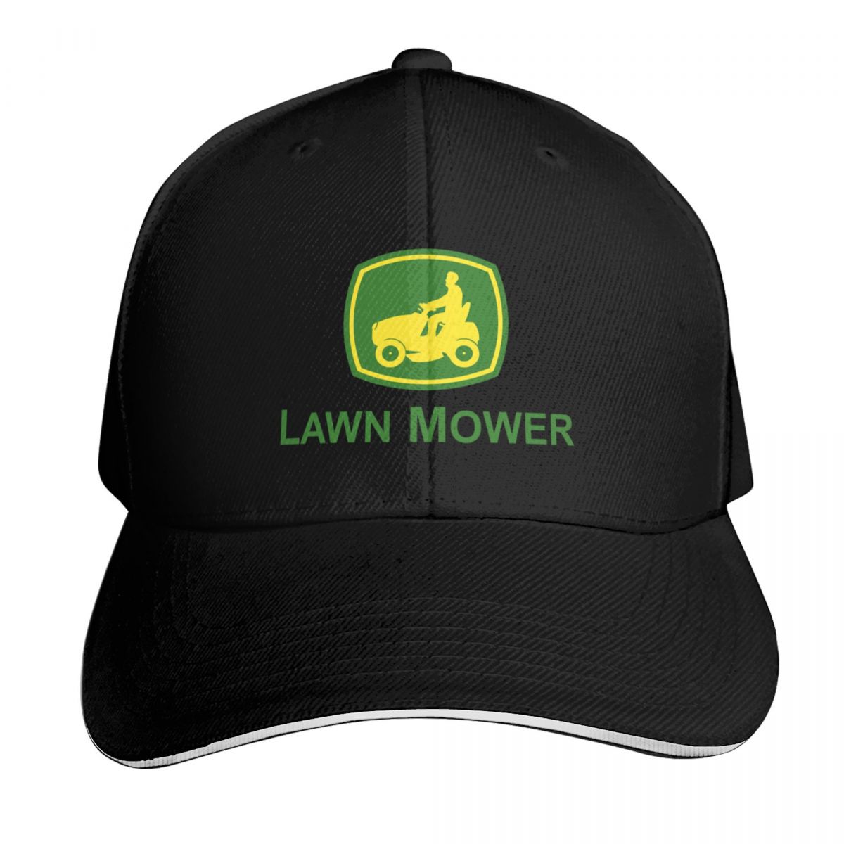 Kids Outdoor Lawn Mower - Lawn Mower Logo Baseball Cap Trucker