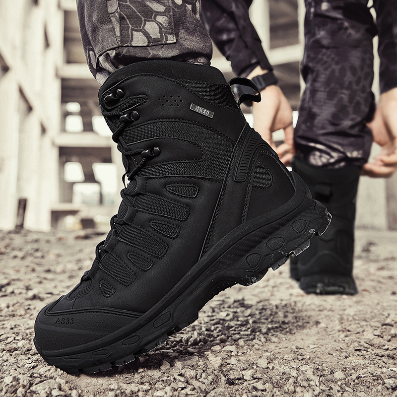 Kids Outdoor Climbing Structure - New Men Tactical Boots Military Brand