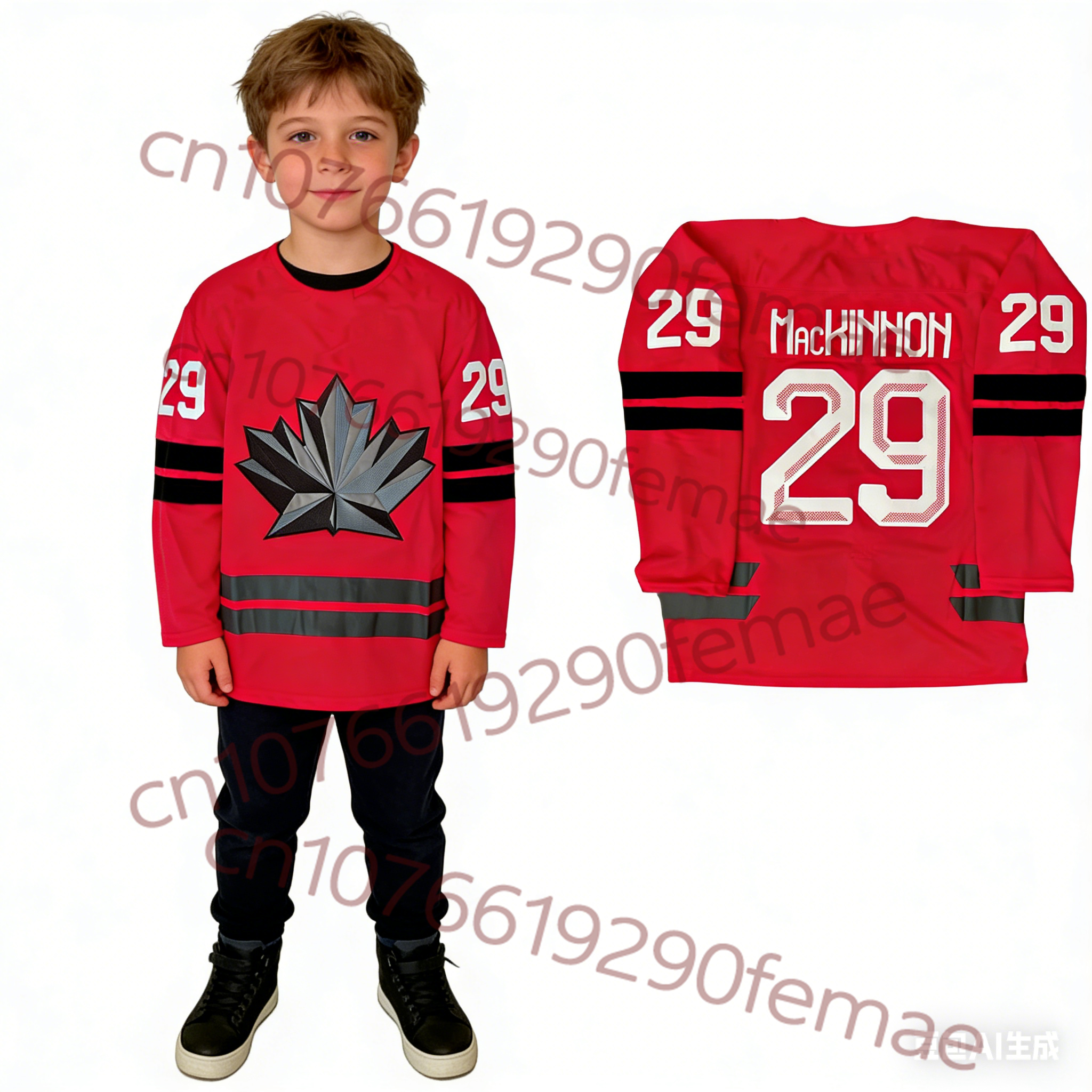 Kids Outdoor Hockey Set - Spring Summer Kids Canadian Hockey Theme