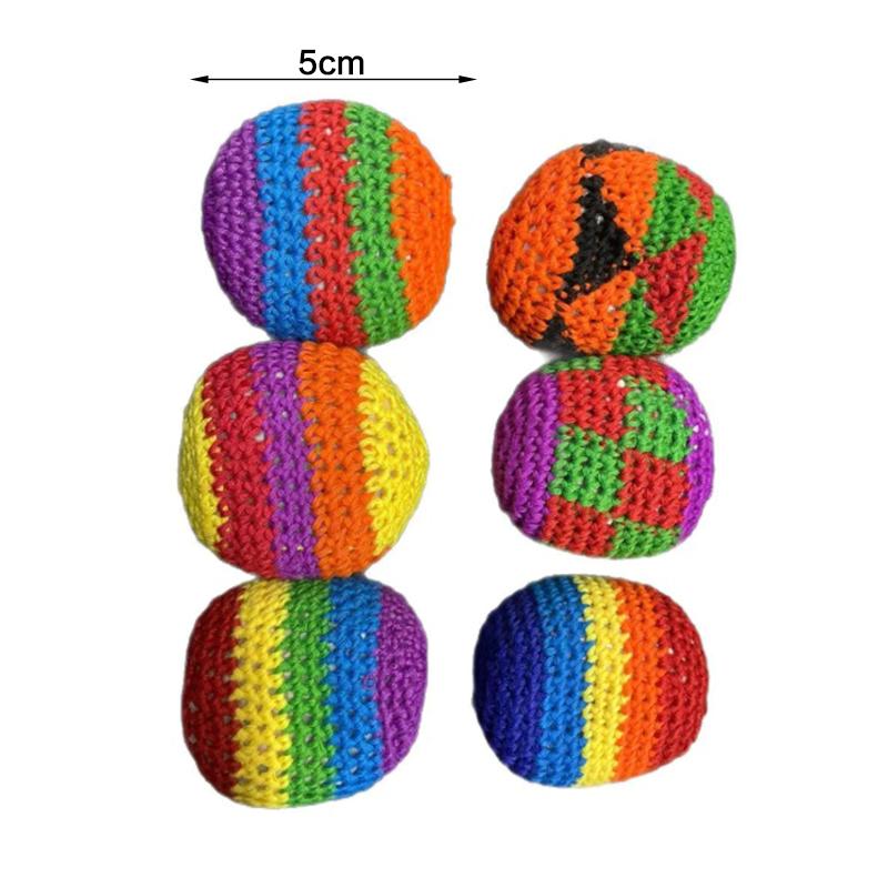 Kids Outdoor Climbing Structure - Handmade Footbag 1/3/6/9/12pc Set - Soft
