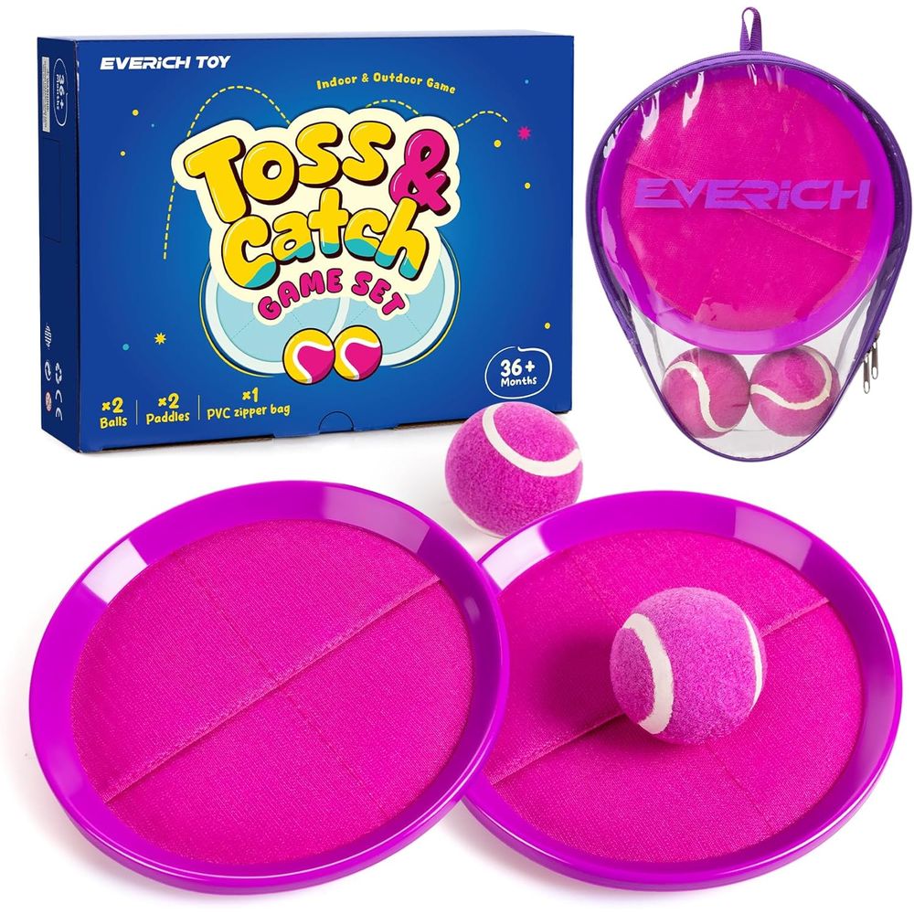 Kids Outdoor Ball - Toss and Catch Ball Game Set,