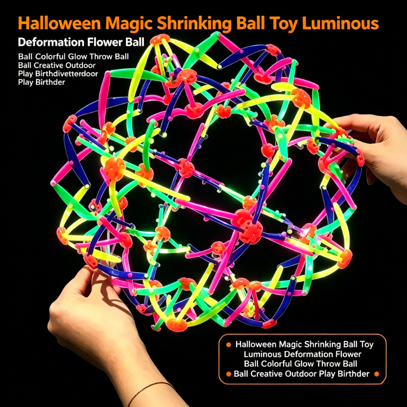 Outdoor Kids In An Indoor World - Magic Shrinking Luminous Ball Toy Halloween