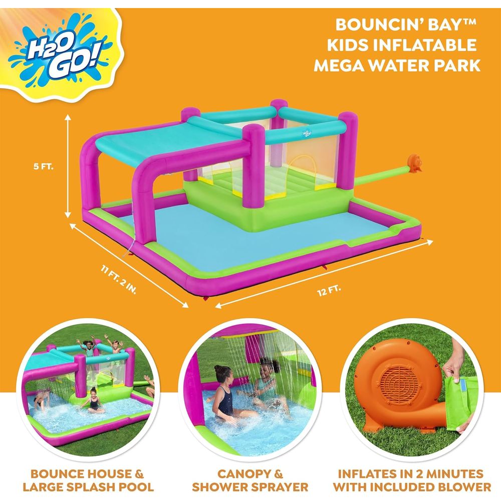 Bouncin' Bay Kids Iatable Mega - Kids Outdoor Water Park recensione e prezzo