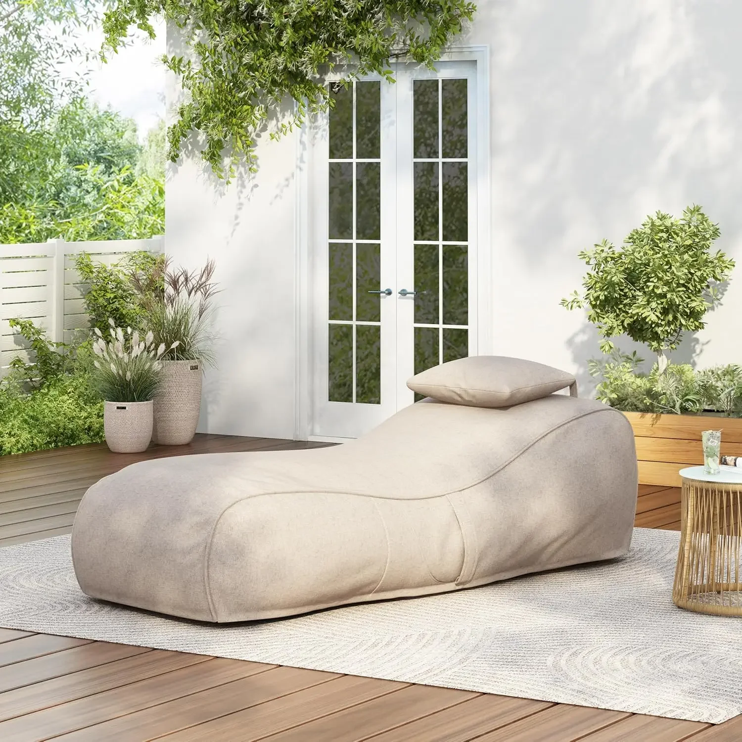 Morton Bean Bag Chair, Fabric  - Kids Outdoor Bean Bag Chair recensione e prezzo
