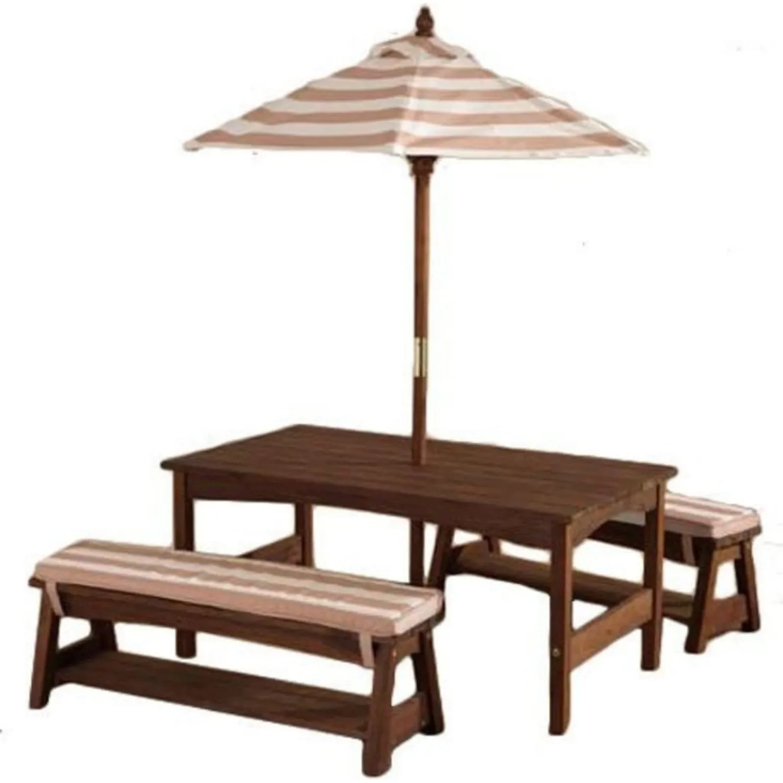 For Outdoor Wooden Table & Ben - Kids Outdoor Bench With Umbrella recensione e prezzo