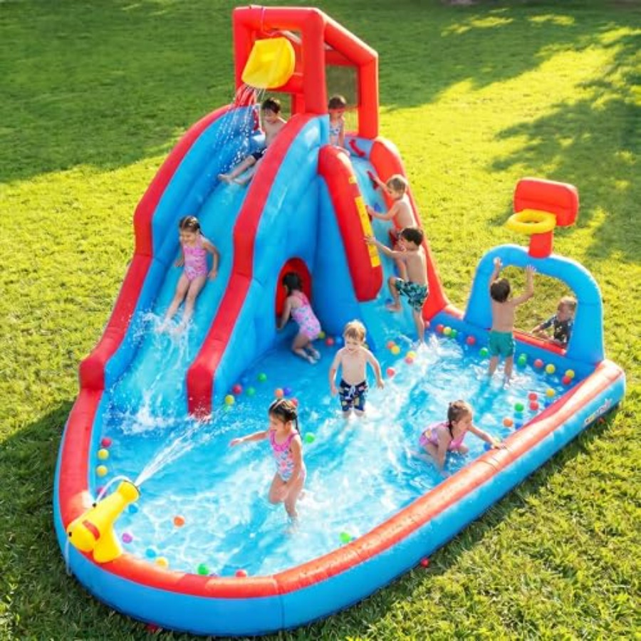 Backyard outdoor water slide i - Kids Outdoor House With Slide recensione e prezzo