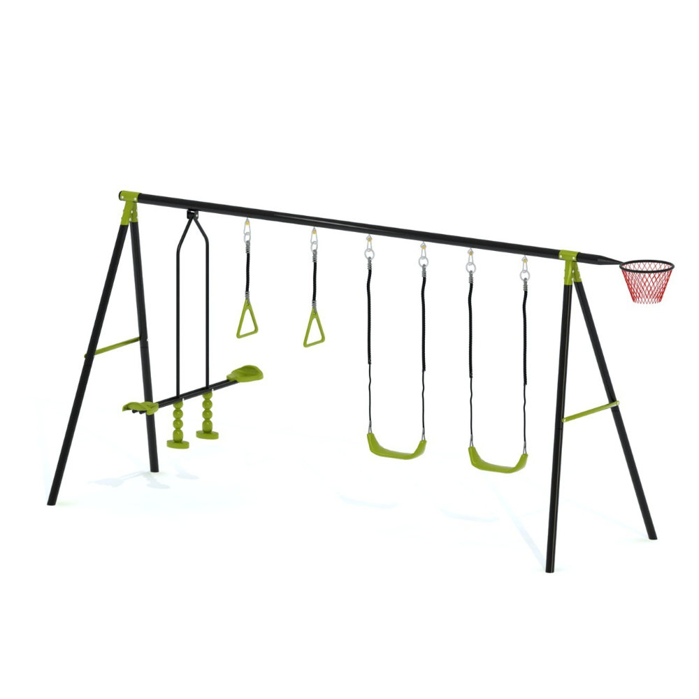 3-in-1 Kids Swing Slide Climbi - Kids Outdoor Swing Set With Slide recensione e prezzo