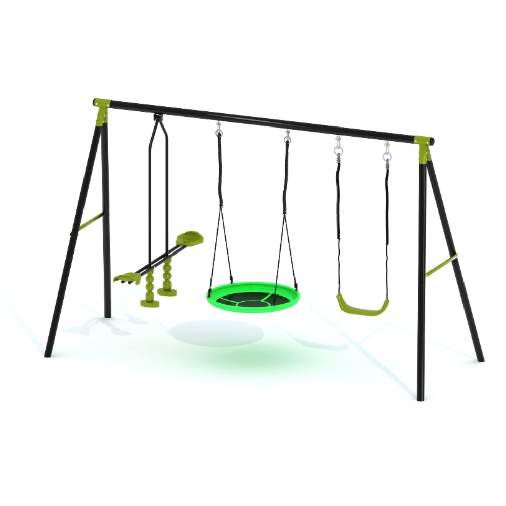 3-in-1 Kids Swing Slide Climbi - Kids Outdoor Swing Set With Slide recensione e prezzo