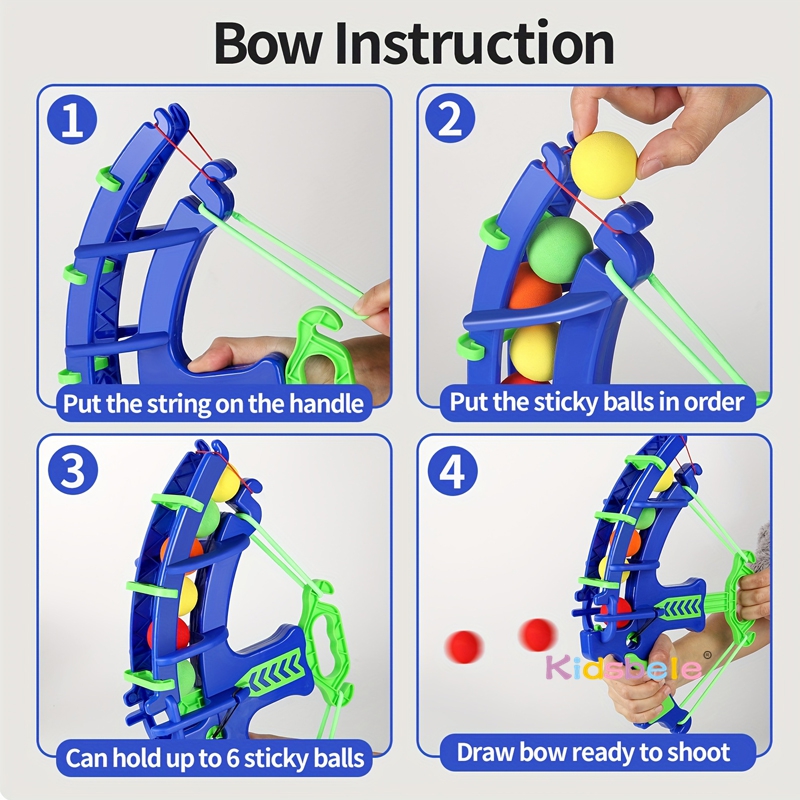Foam Ball Shooting Toy Bow – S - Kids Outdoor Clubhouse recensione e prezzo
