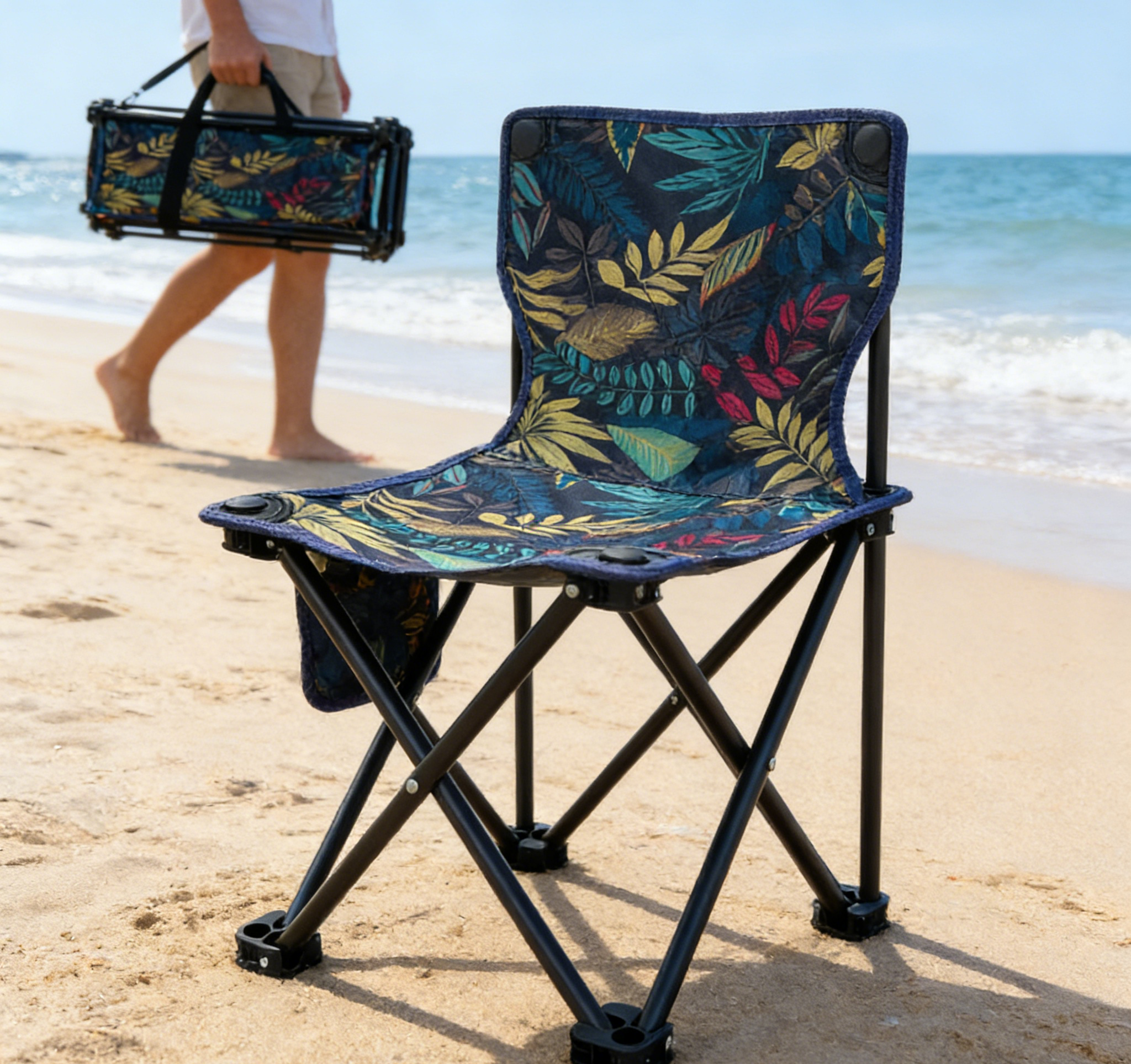 Portable Folding Stool Mini Ca - Kids Outdoor Bean Bag Chair recensione e prezzo