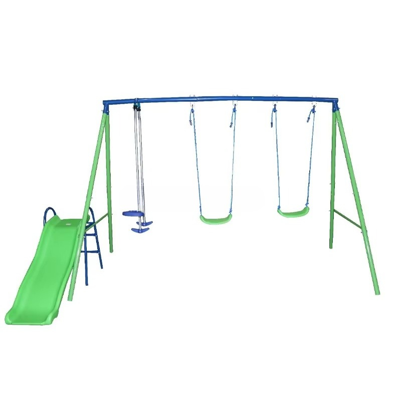 Swing and Slide Set Outdoor Ki - Kids Outdoor Swing Set With Slide recensione e prezzo