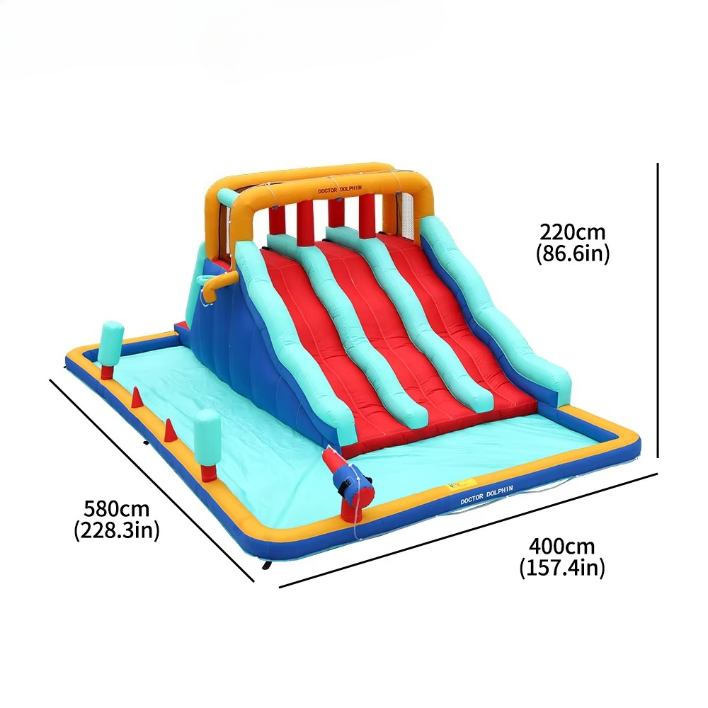 Outdoor Inflatable Bouncy Cast - Kids Outdoor House With Slide recensione e prezzo