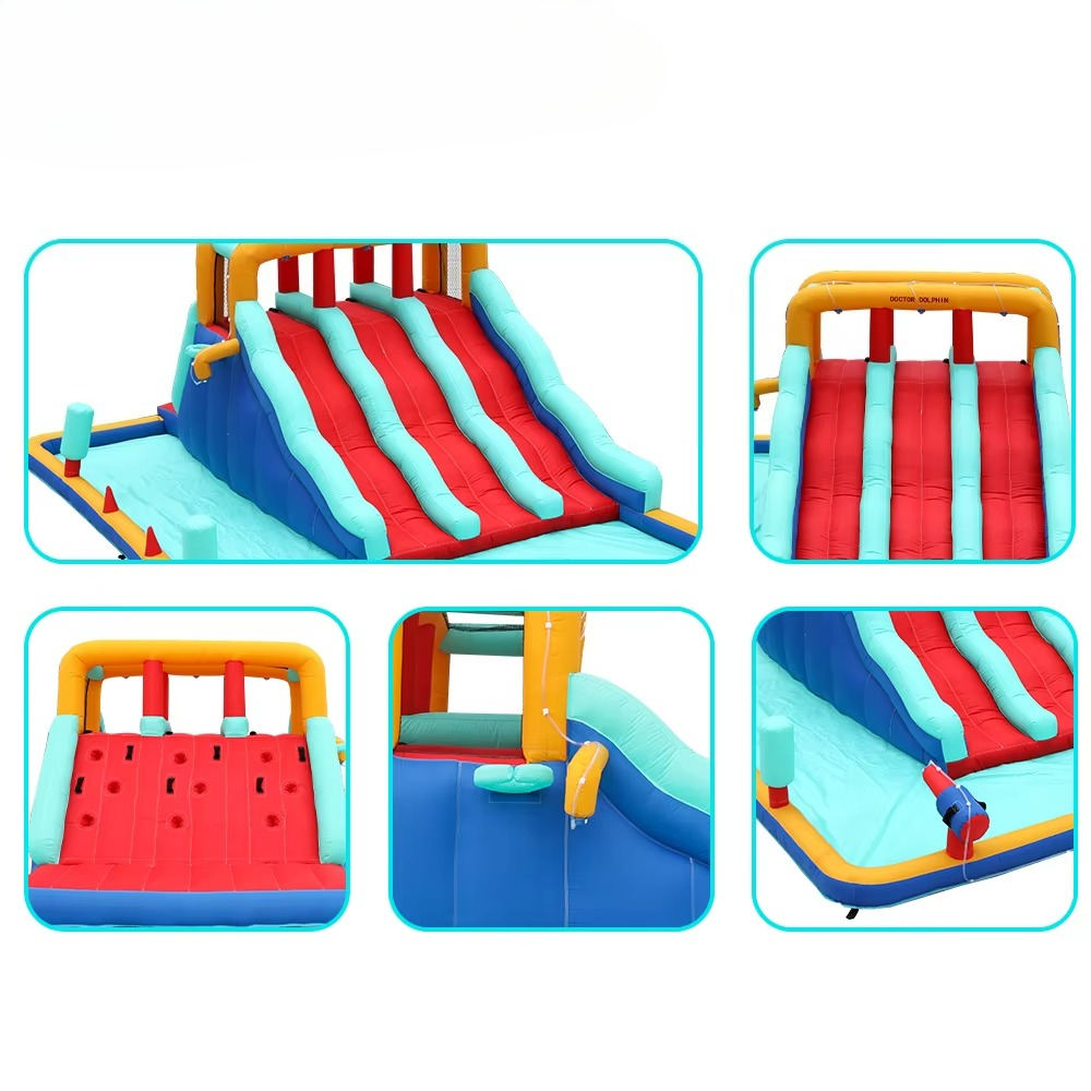 Outdoor Inflatable Bouncy Cast - Kids Outdoor House With Slide recensione e prezzo