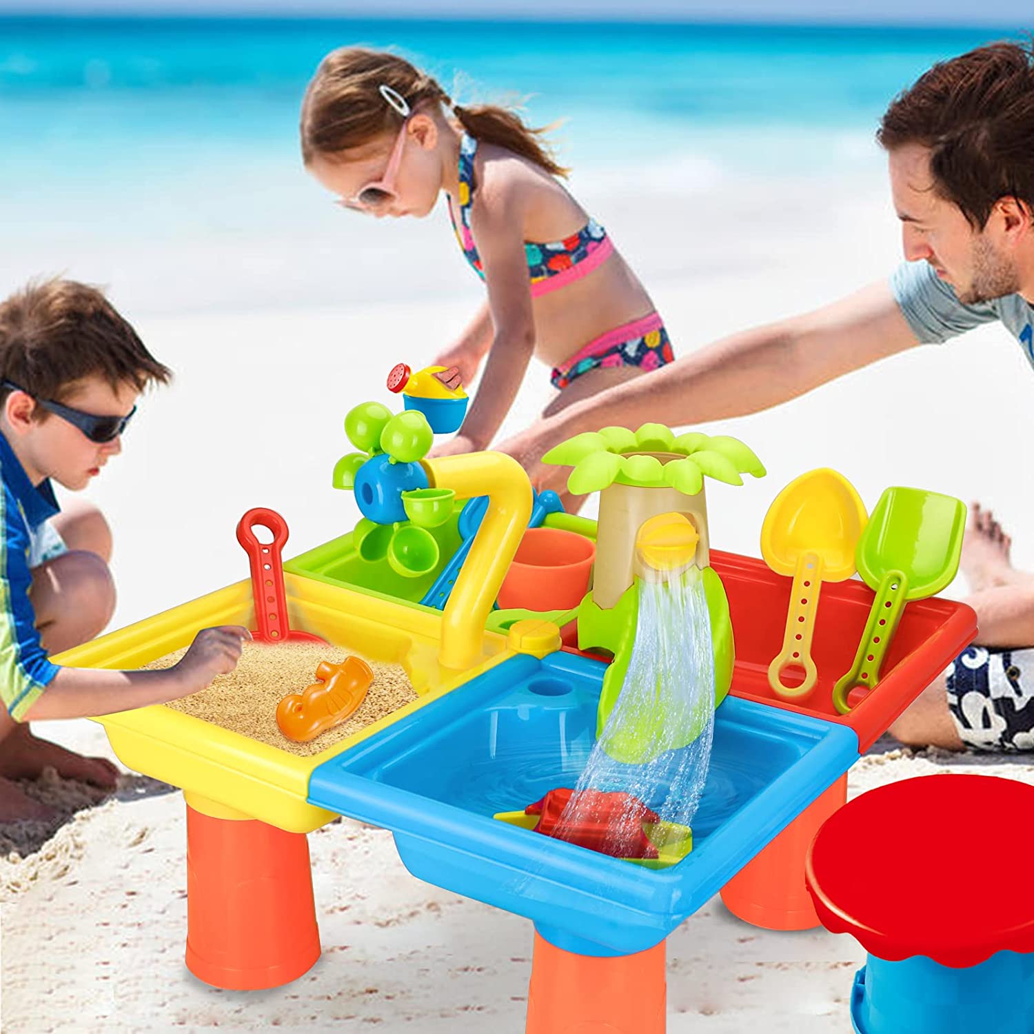 Beach Table Sand Play Toys Chi - Kids Outdoor Clubhouse recensione e prezzo