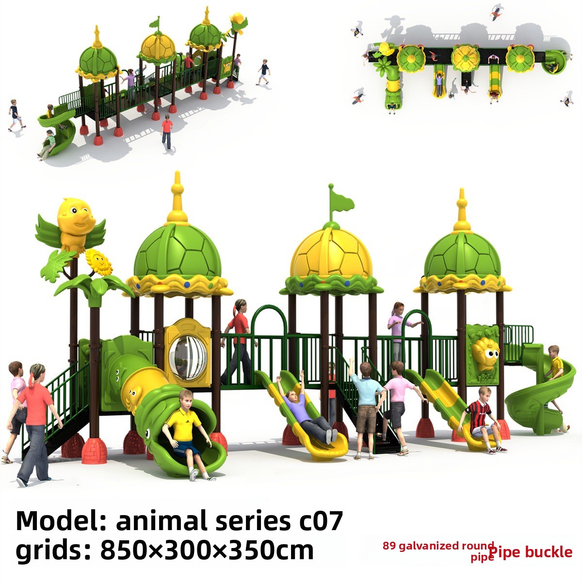 Factory Commercial Small Toddl - Kids Outdoor Swing Set With Slide recensione e prezzo
