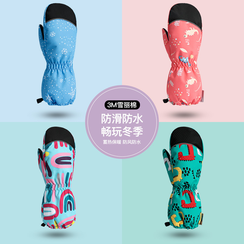 Kids Ski Gloves Winter Warm Wa - Kids Outdoor Gloves recensione e prezzo