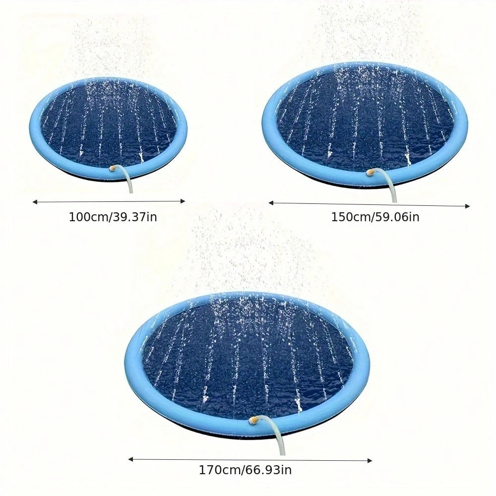Dog Splash Pad Thick Sprinkler - Kids Outdoor Clubhouse recensione e prezzo