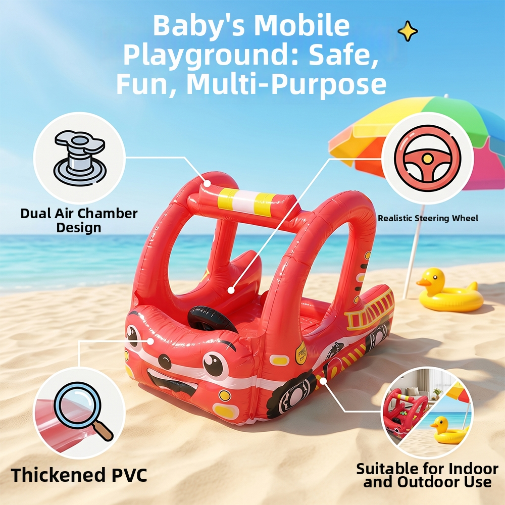 Inflatable Fire Truck with Bal - Outdoor Kids In An Indoor World recensione e prezzo