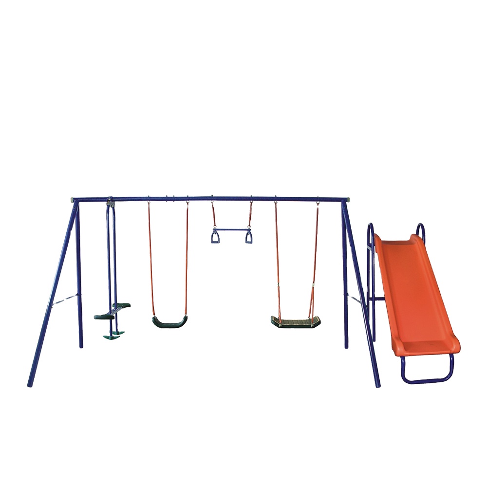 wr-Wholesale Cheap Six Station - Kids Outdoor Swing Set With Slide recensione e prezzo