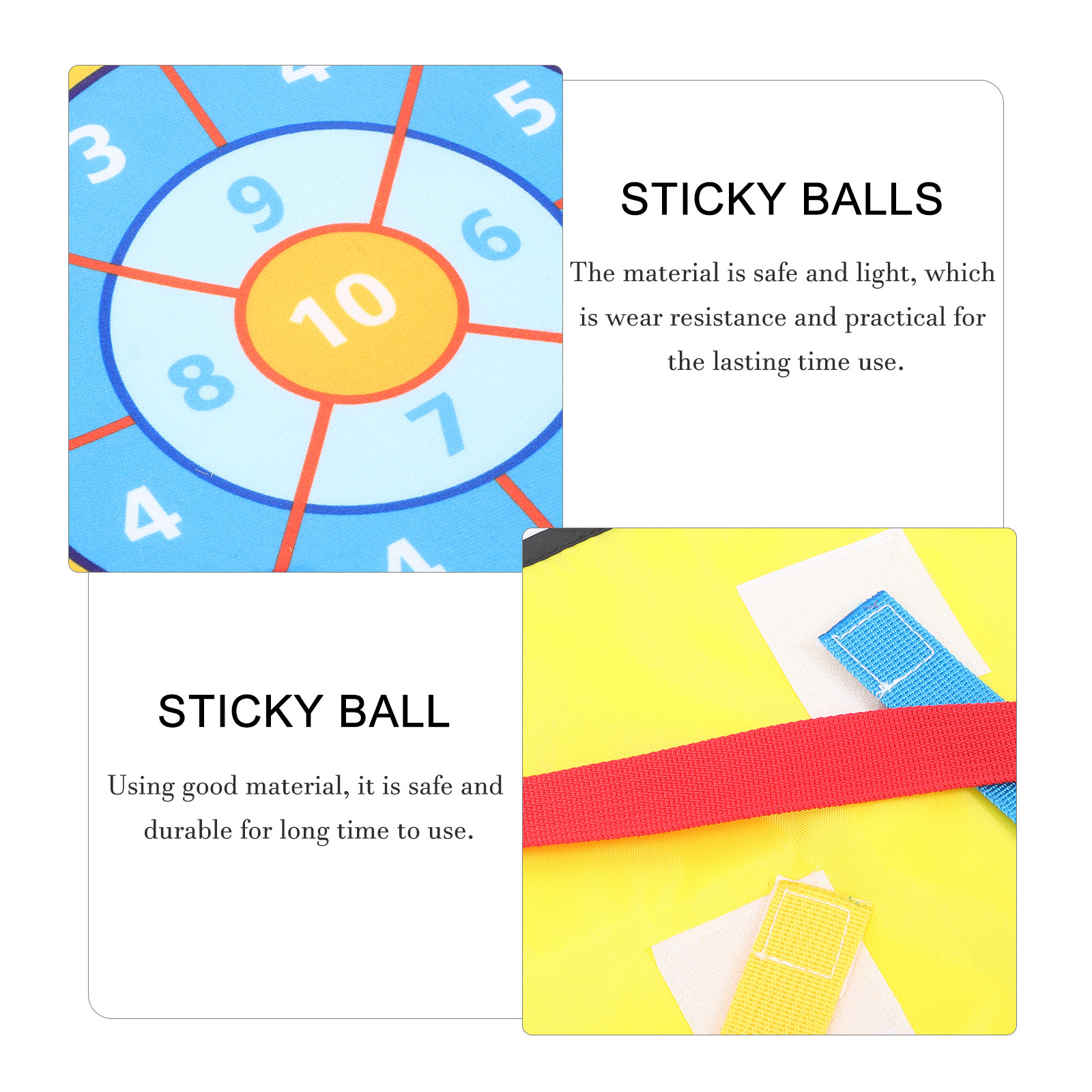 1Set Sticky Ball Vest Kit for  - Kids Outdoor Ball recensione e prezzo