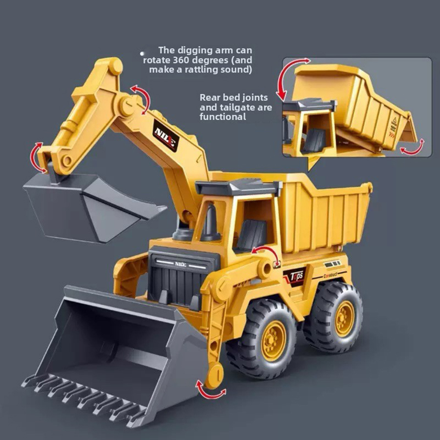 1pcs Excavator Truck Model Toy - Kids Outdoor Digger recensione e prezzo