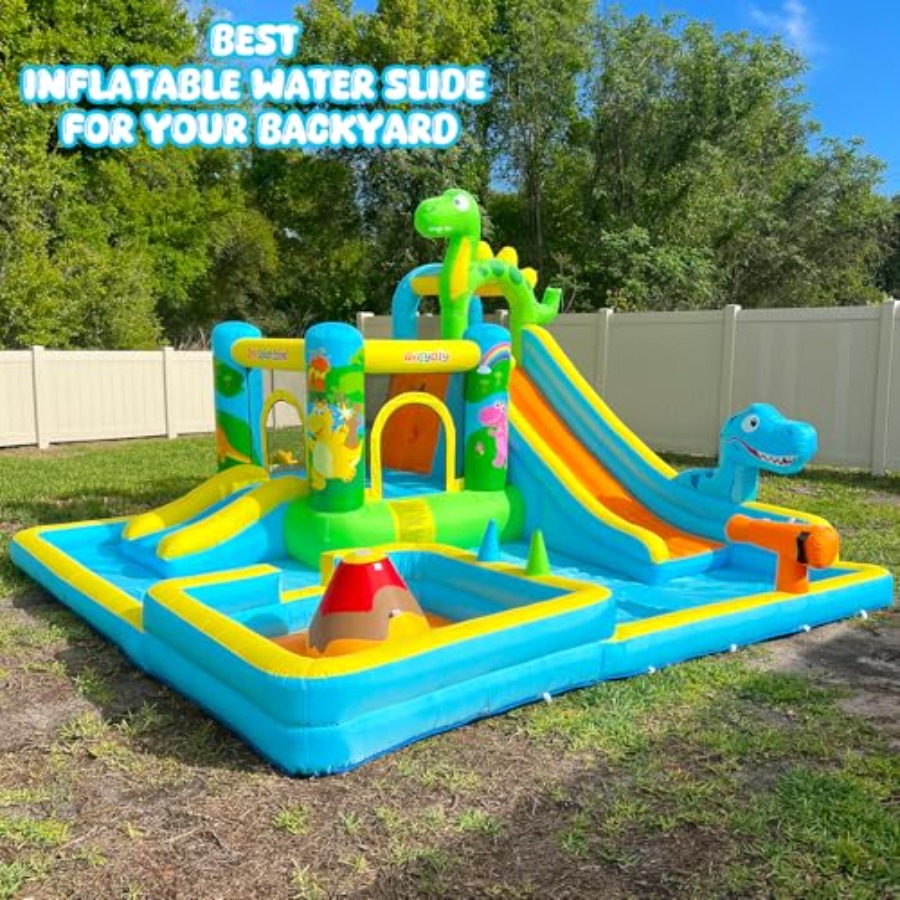 Outdoor backyard inflatable wa - Kids Outdoor House With Slide recensione e prezzo