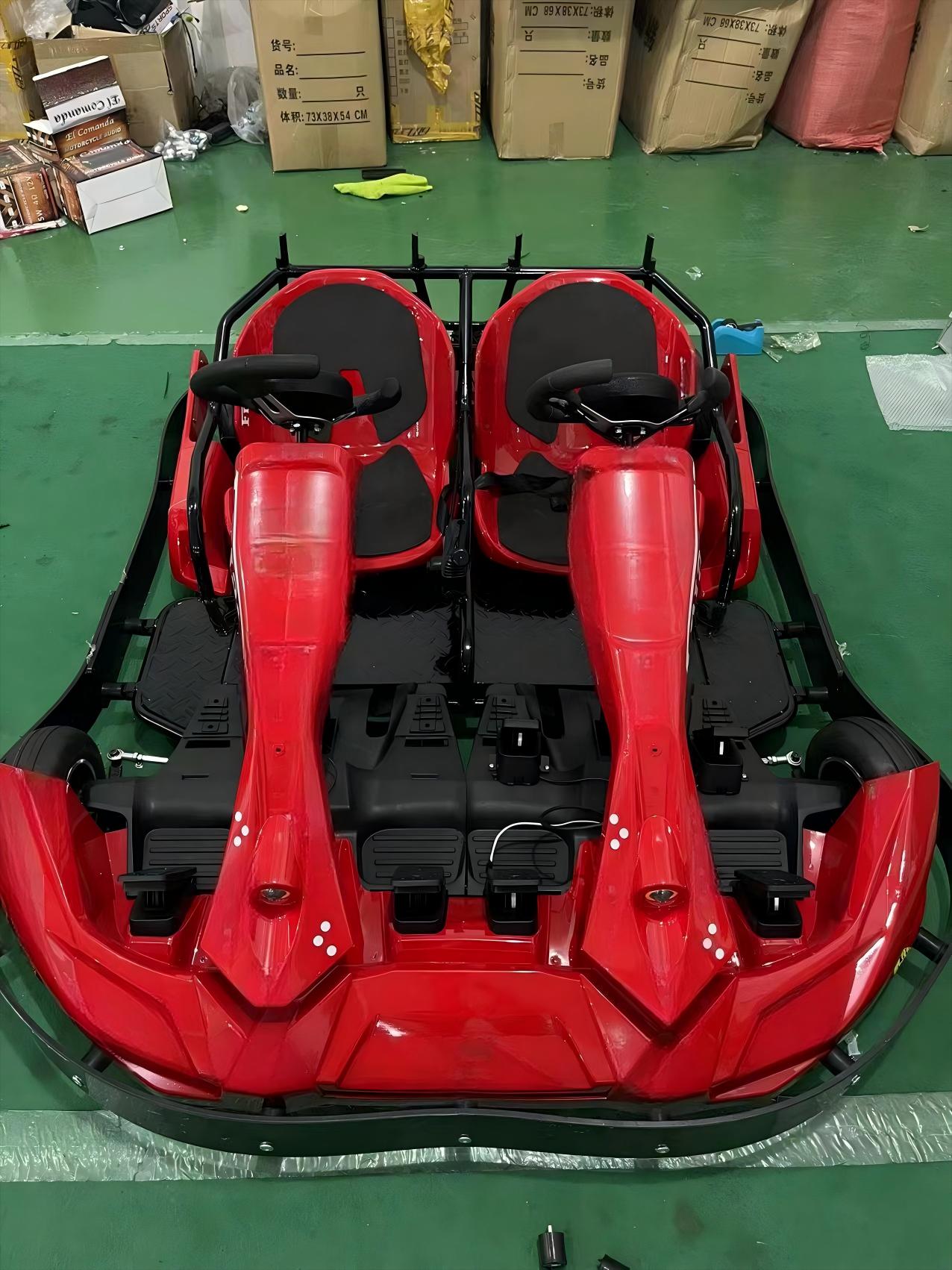 Dual-Seated Electc Racing Kart - Kids Outdoor Karting recensione e prezzo
