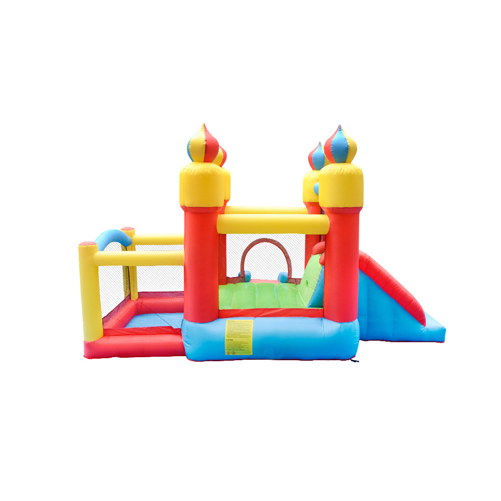 In Stock Kids Inflatable Bounc - Kids Outdoor House With Slide recensione e prezzo