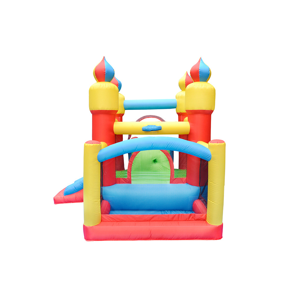 In Stock Kids Inflatable Bounc - Kids Outdoor House With Slide recensione e prezzo