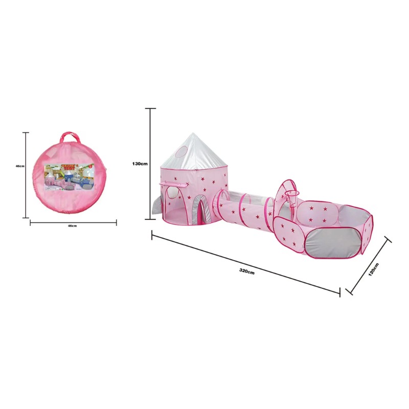 3 in 1 Kids Tent House Portabl - Outdoor Kids In An Indoor World recensione e prezzo