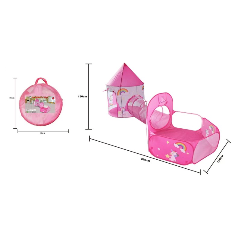3 in 1 Kids Tent House Portabl - Outdoor Kids In An Indoor World recensione e prezzo
