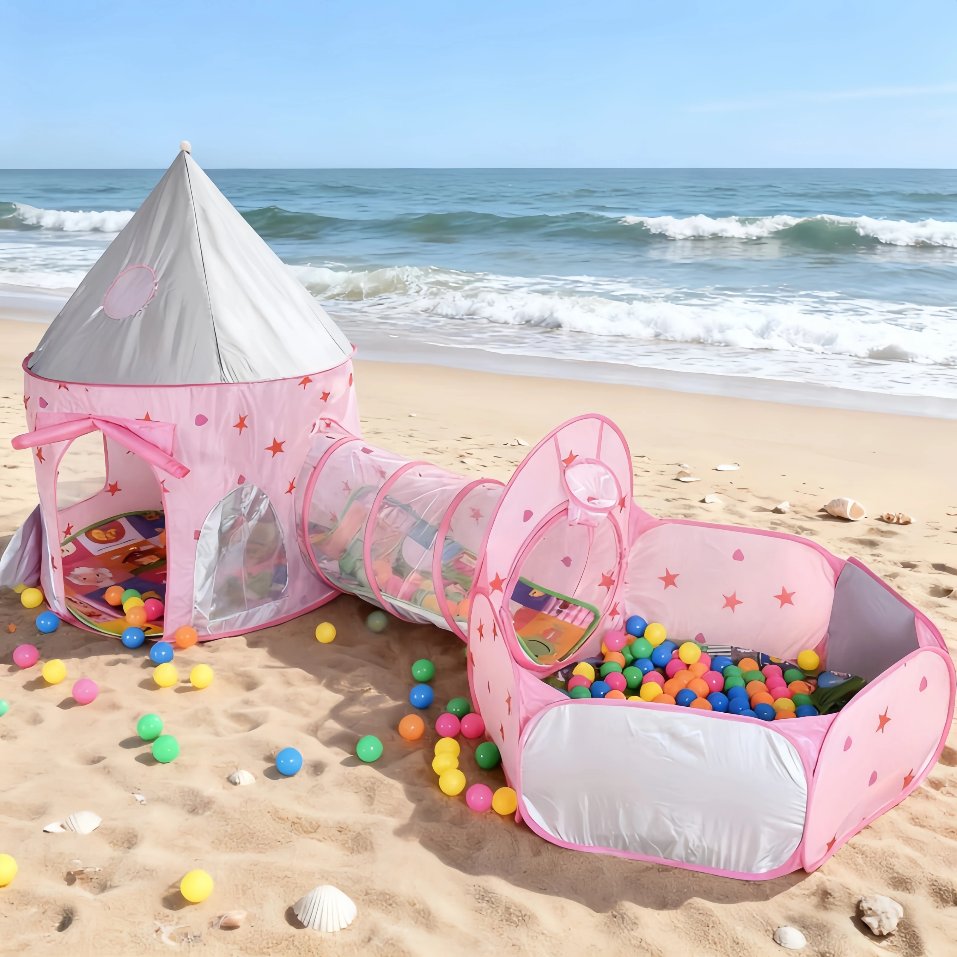 3 in 1 Kids Tent House Portabl - Outdoor Kids In An Indoor World recensione e prezzo