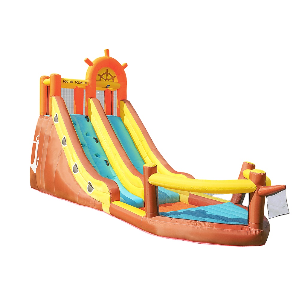 Doctor Dolphin Pirate Ship Out - Kids Outdoor House With Slide recensione e prezzo