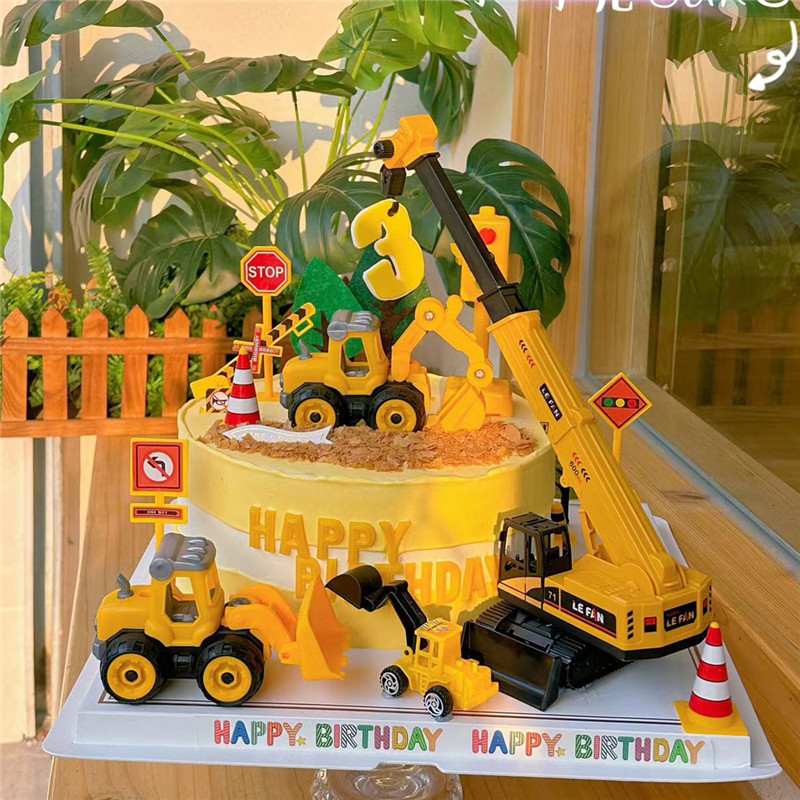 Excavator Crane Tractor Cake T - Kids Outdoor Digger recensione e prezzo