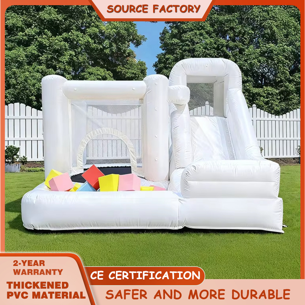 PVC Inflatable White Bounce Ho - Kids Outdoor Jumping Castle recensione e prezzo