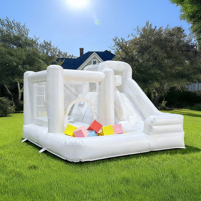 PVC Inflatable White Bounce Ho - Kids Outdoor Jumping Castle recensione e prezzo
