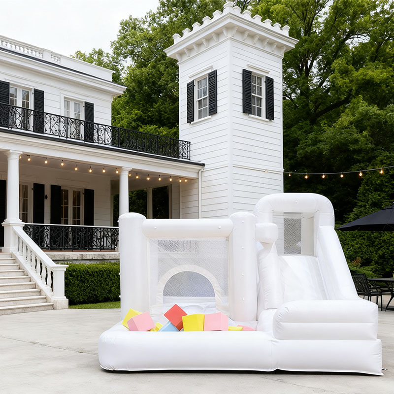 PVC Inflatable White Bounce Ho - Kids Outdoor Jumping Castle recensione e prezzo