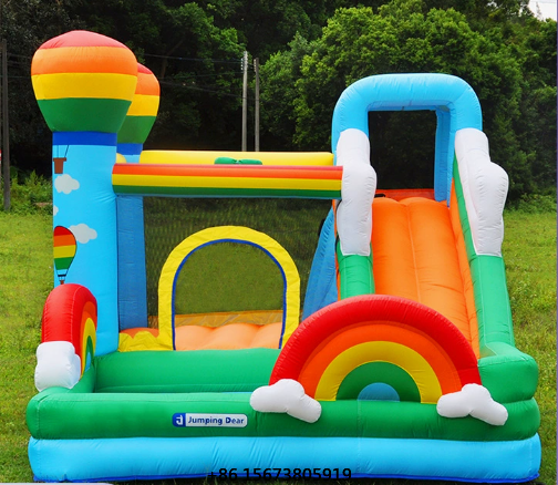 Kids Inflatable Castle with Sl - Kids Outdoor Jumping Castle recensione e prezzo