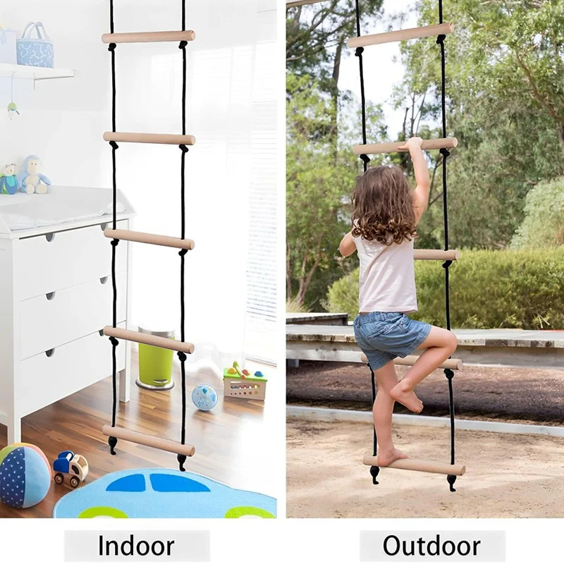 Children Climbing Rope Ladder  - Kids Outdoor Clubhouse recensione e prezzo