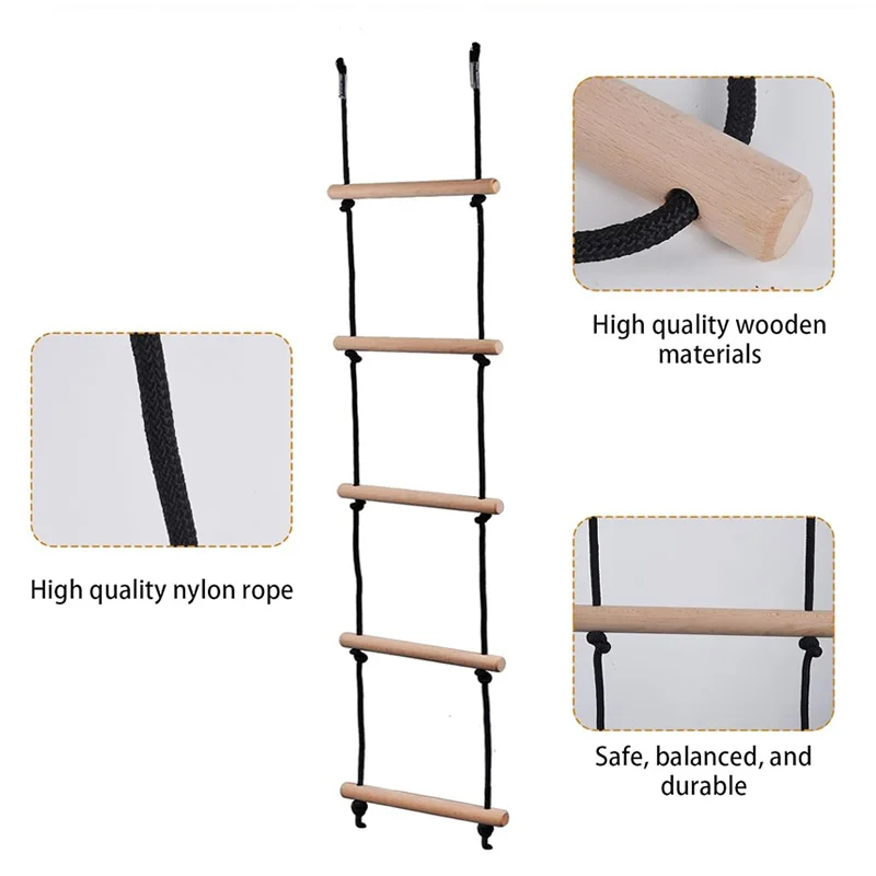 Children Climbing Rope Ladder  - Kids Outdoor Clubhouse recensione e prezzo