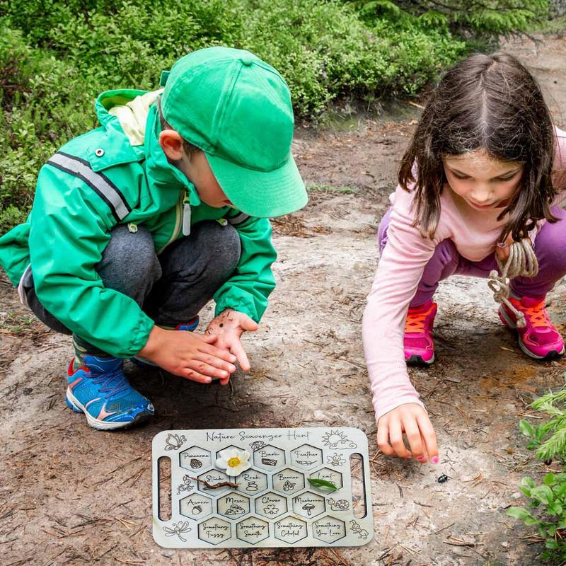 Scavenger Board For Kids Woode - Kids Outdoor Scavenger Hunt recensione e prezzo