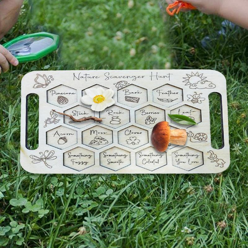 Scavenger Board For Kids Woode - Kids Outdoor Scavenger Hunt recensione e prezzo