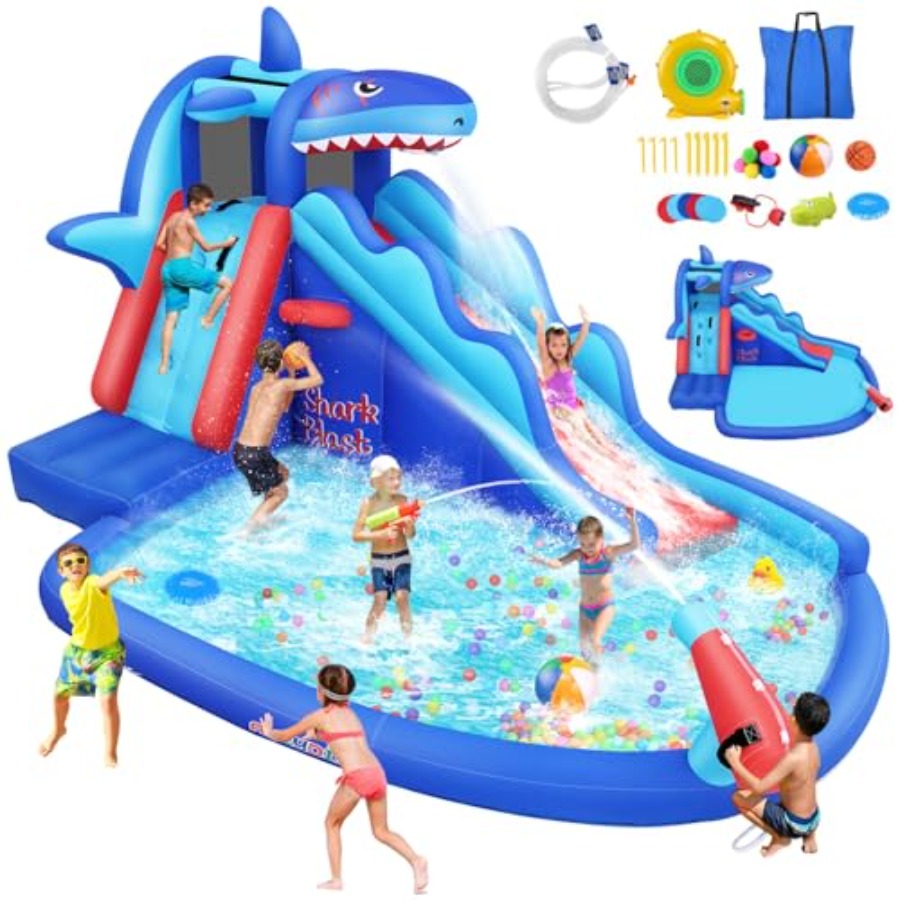 Outdoor/Indoor inflatable wate - Kids Outdoor House With Slide recensione e prezzo