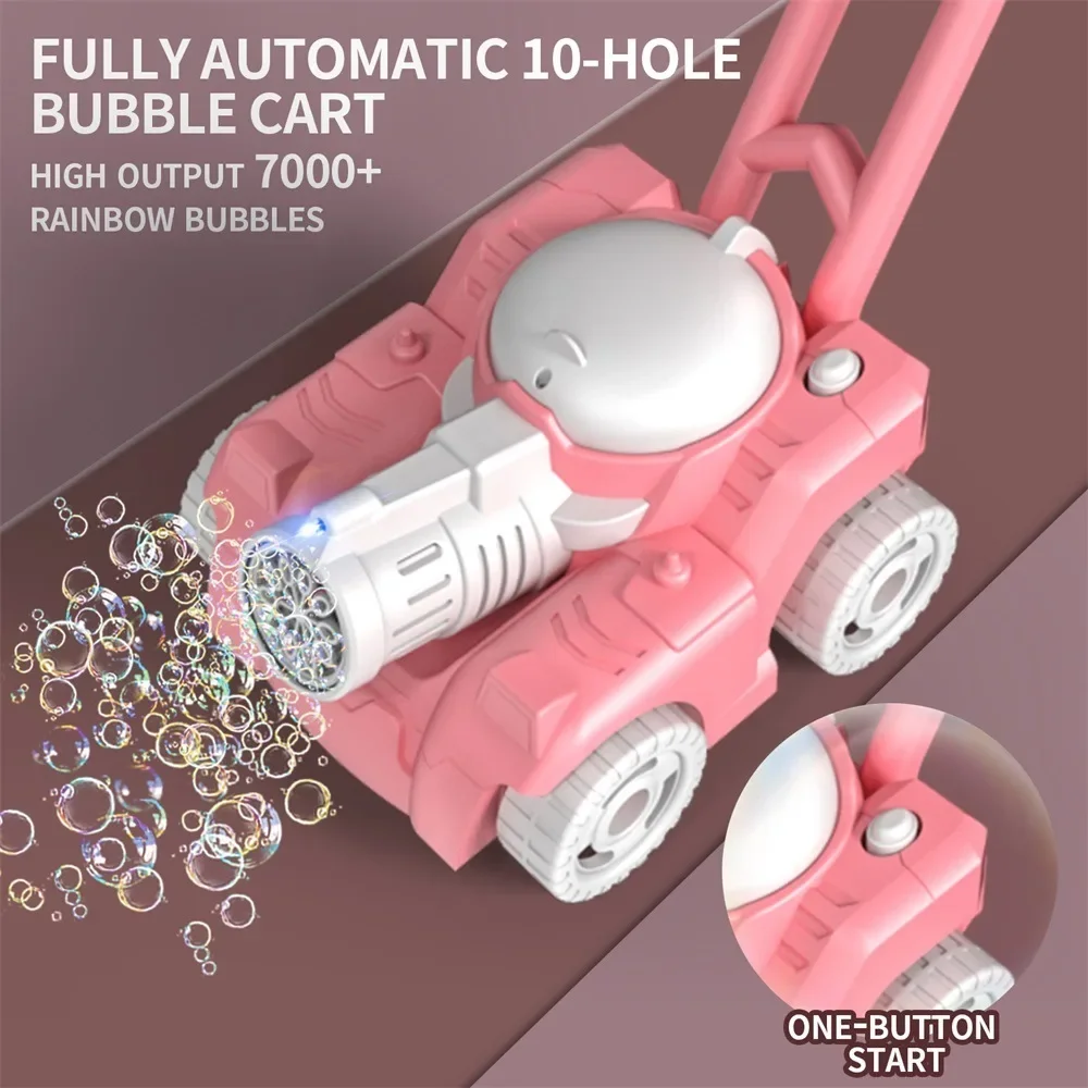 Tank Trolley Automatic Bubble  - Kids Outdoor Lawn Mower recensione e prezzo